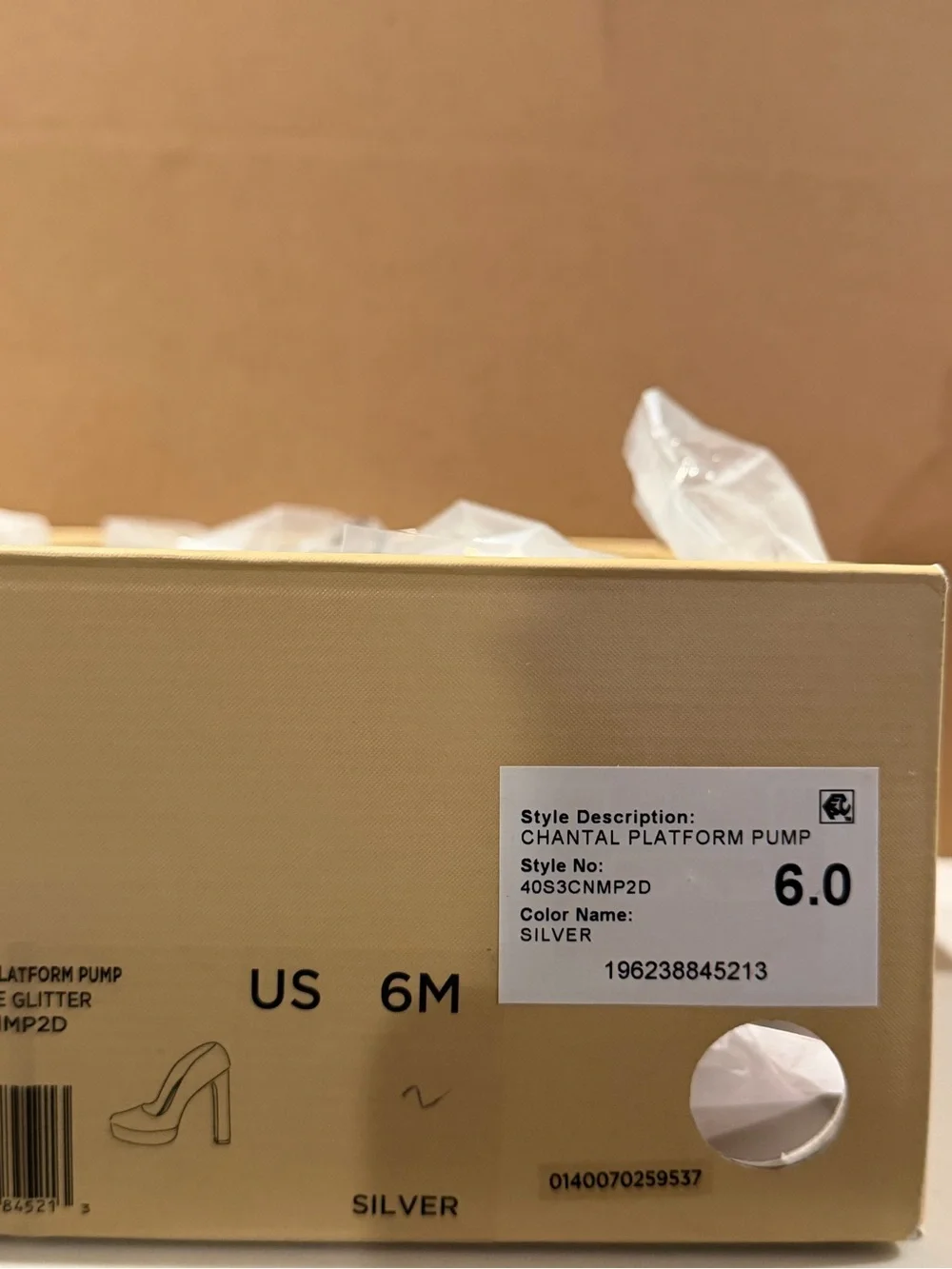 Michael Kors Chantal Platform Pump Silver